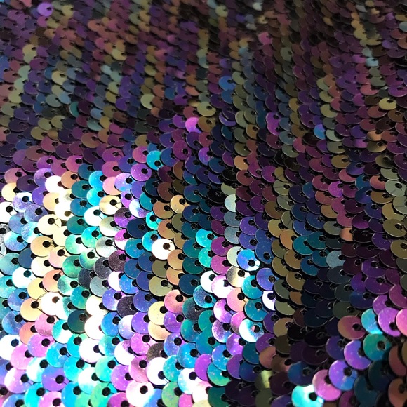 Sequin multicolor Sparkle Pencil skirt - Picture 7 of 7